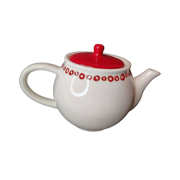 Magenta Rae Dunn Twas the Night Christmas Teapot Santa Hat Mouse - Picture 2 of 4